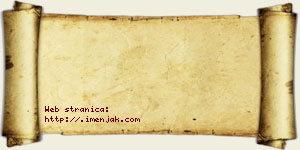 Milana Rnić vizit kartica